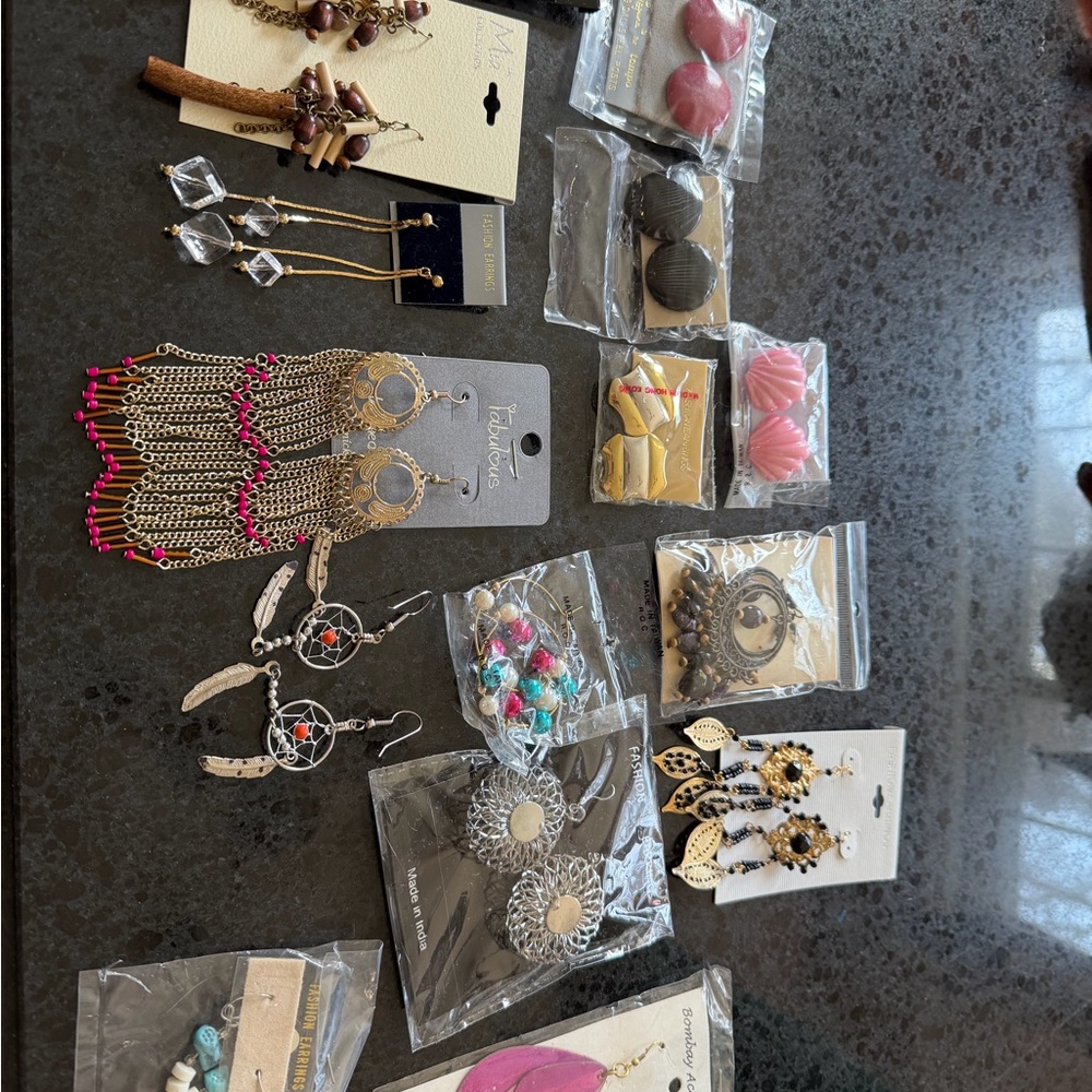 Vintage fashion earrings